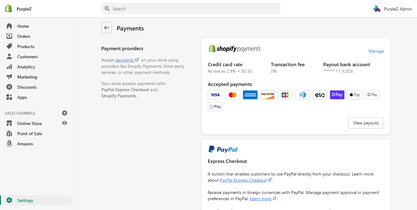 Shopify Payment Gateways